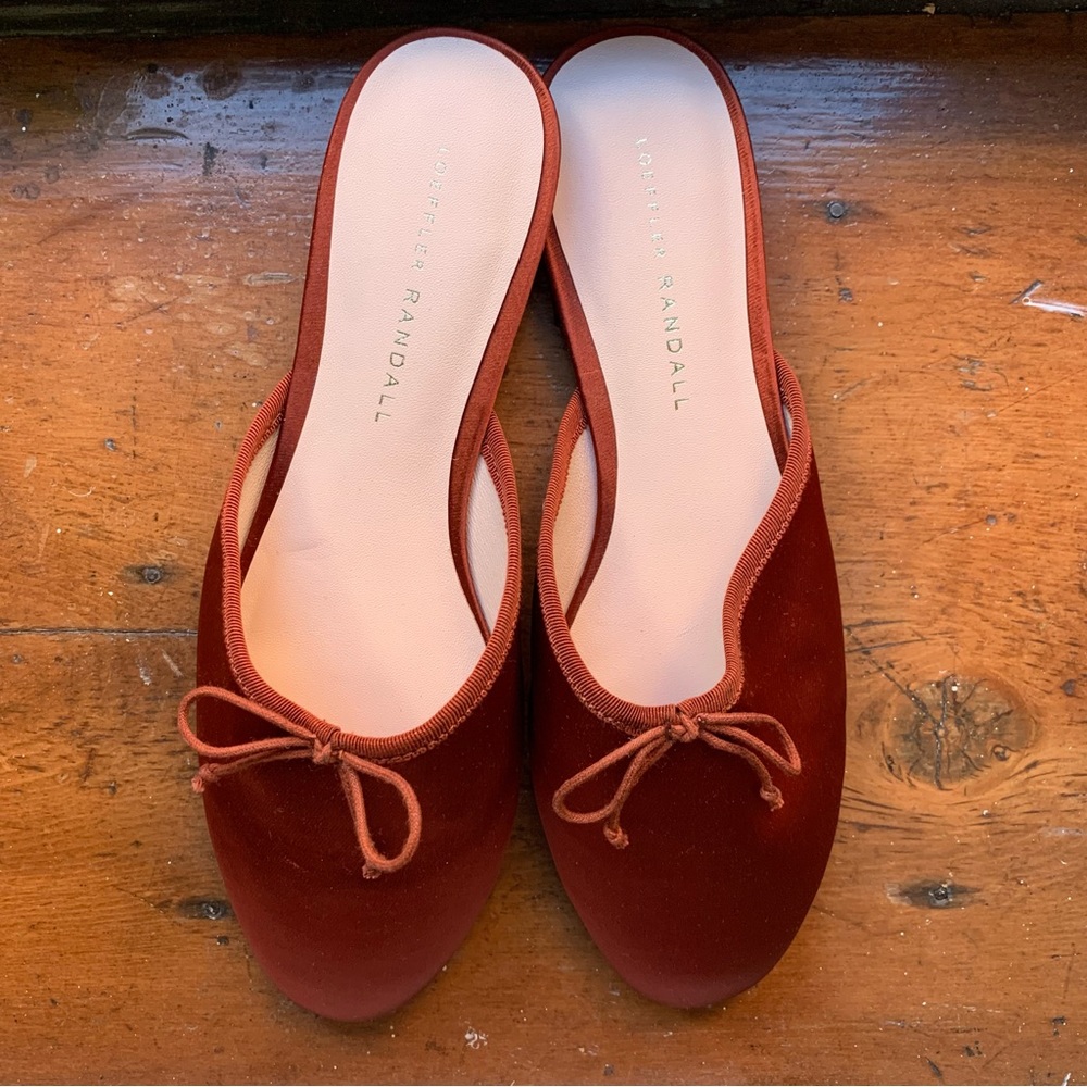 NWOT Loeffler Randall Paola Satin Mule